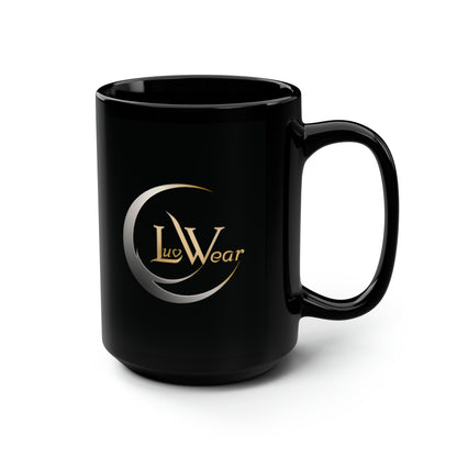 LuvWear Gold/Black Mug, 15oz