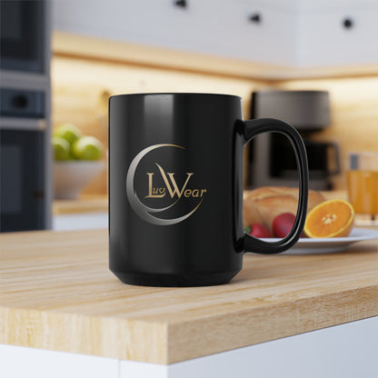 LuvWear Gold/Black Mug, 15oz